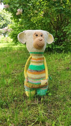 Scrap yarn Monkey