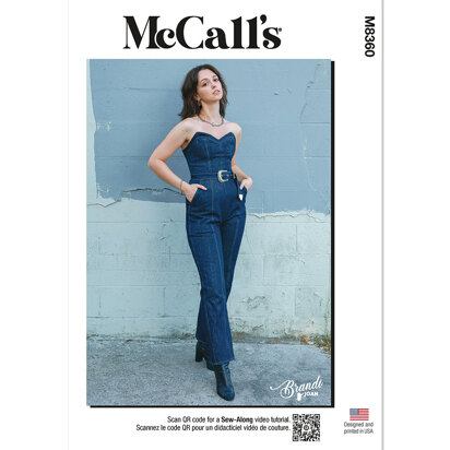 McCall's Misses' Jumpsuit by Brandi Joan M8360 - Sewing Pattern