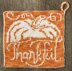 Thankful Pumpkin Potholder 2