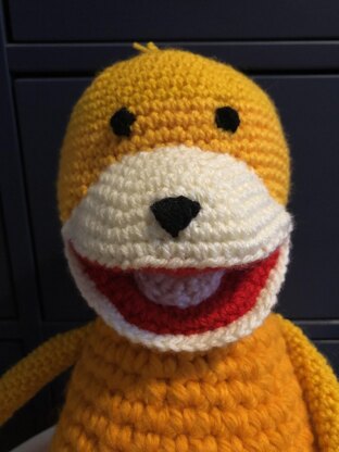 Flat Eric amigurumi doll