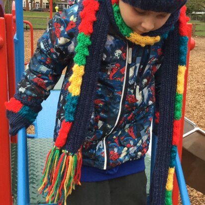 Playtime Mitts, Hat and Scarf Toddler and Child