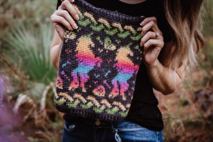 Unicorn Crochet Cowl