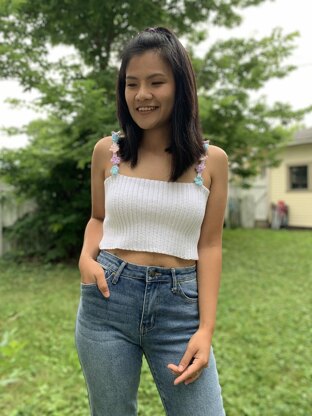 Flower Crop Top