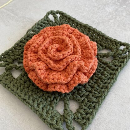 Carnation Granny Square