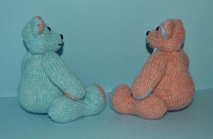 The Button Twin Teddy Bears