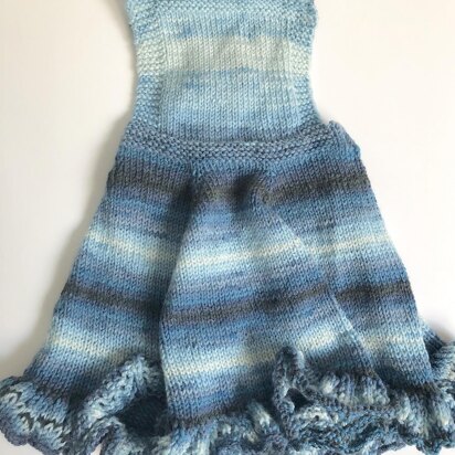 Ruffle Dress - knitting pattern