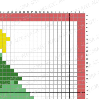 Christmas Tree Pillow Mini C2C