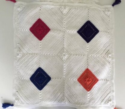 Diamond Granny Baby Blanket N 347