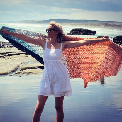 Sunset Beach Throw