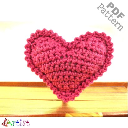 Heart Bookmark crochet pattern