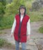 BERGI RUSTIC CARDIGAN VEST in cotton for men