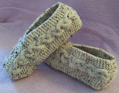 Cable Knit Slippers