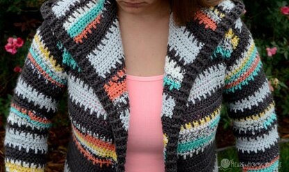 Painted Canyon Hooded Cardigan