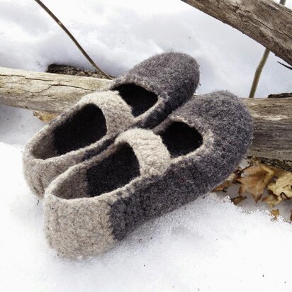 Georgian Felted Slippers