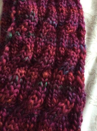 Chunky knit scarf #2