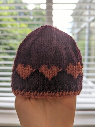 Heart Baby Hat