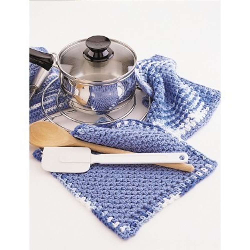 Lily Pot Holder Diner Trio Crochet Kit