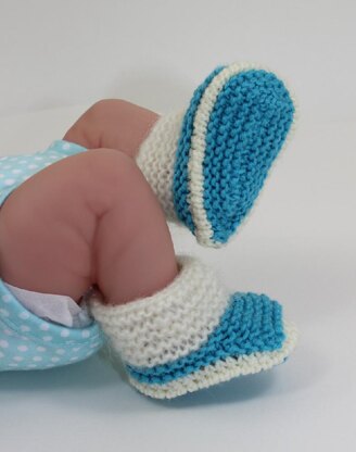 Just For Preemies - Fur Top Booties