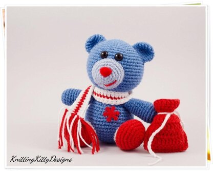 Amigurumi Christmas Teddy Bear