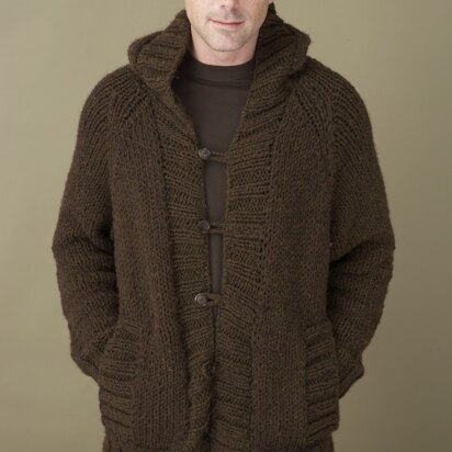 Saturday Morning Hoodie in Lion Brand Wool-Ease Chunky - 70084AD