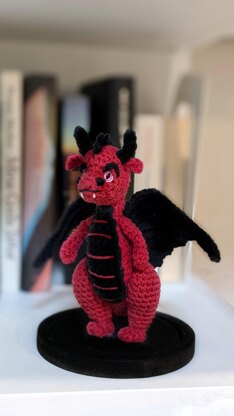 Blaze the Dragon crochet pattern, amigurumi dragon pattern