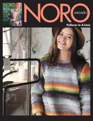 Pullover aus A-Linie aus Noro Silk Garden - 16075 - Downloadable PDF