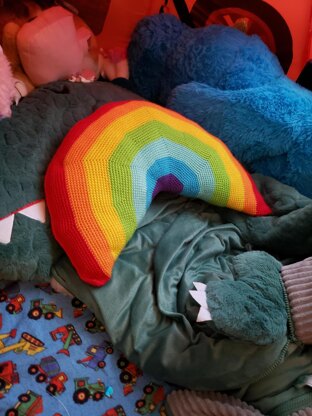 Rainbow Cuddles Pillow