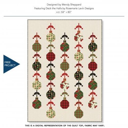 Windham Fabrics Ornament - Downloadable PDF