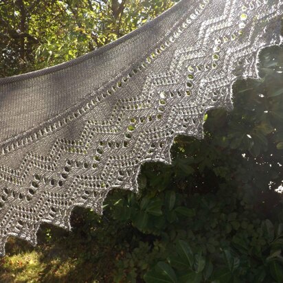 Lysen shawl