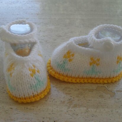 Baby Girl Flower Shoes