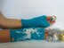 Fingerless Gloves-Christmas deer