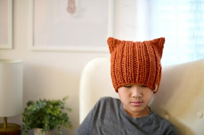 KNIT Chunky Cat Hat