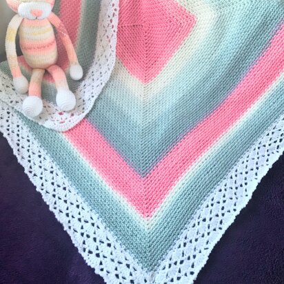 Baby Linen Stitch Crochet Blanket