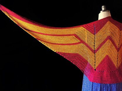 Wonder Woman Wrap (crochet)