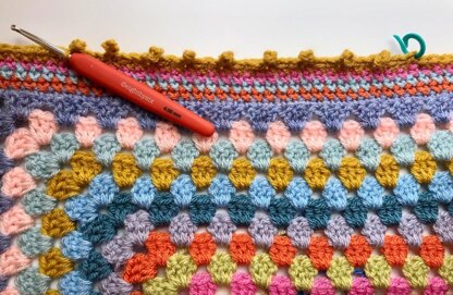 Summer Spice Baby Granny Blanket