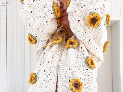 Sunflower cardigan