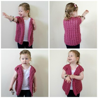 PDF15 Crochet Shell Vest