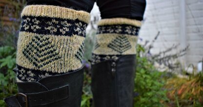 Snowing in the Forest Boot Cuffs