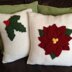 Holly Leaves Pillow Cover
