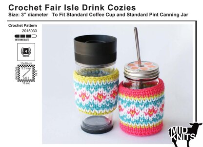 Fair Isle Drink Cozies (2015033)