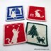 Christmas Cat Coasters