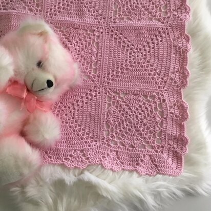 Hearts Baby Blanket N 344