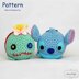 Tsum Tsum stitch scrump crochet amigurumi pattern