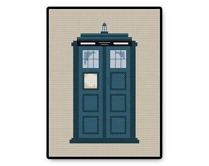 TARDIS - PDF Cross Stitch Pattern