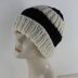 Super Chunky Stripe Rib Beanie Hat