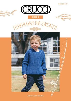 2111 Kids Fisherman's Rib Sweater