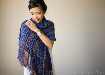 Two-Tone Scarf Wrap