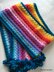 Rainbow Crochet Striped Scarf- The Denver Scarf