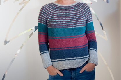 "Josie" - top down circular yoke sweater