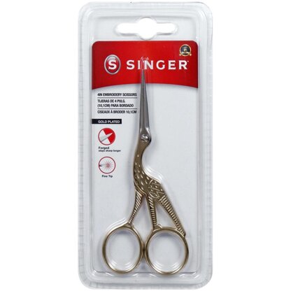 Singer Forged Stork Embroidery Scissors 4.5in